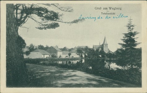 Alte Ansichtskarte Gruß aus Wegberg, Totalansicht