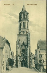 Alte Ansichtskarte Rottweil a. N., Kapellenkirche