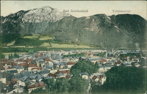Alte Ansichtskarte Bad Reichenhall, Totalansicht