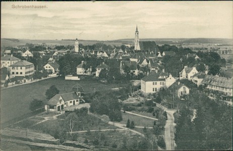 Alte Ansichtskarte Schrobenhausen, Gesamtansicht