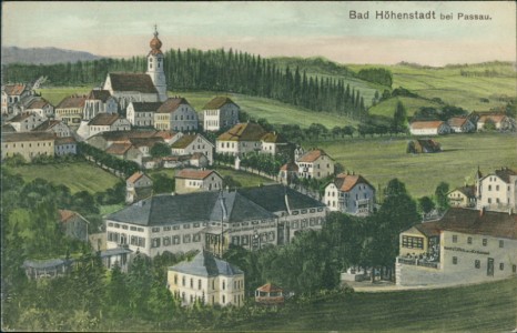 Alte Ansichtskarte Bad Höhenstadt bei Passau, Gesamtansicht