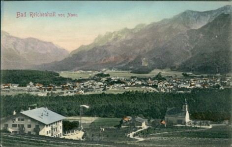 Alte Ansichtskarte Bad Reichenhall von Nonn, Gesamtansicht