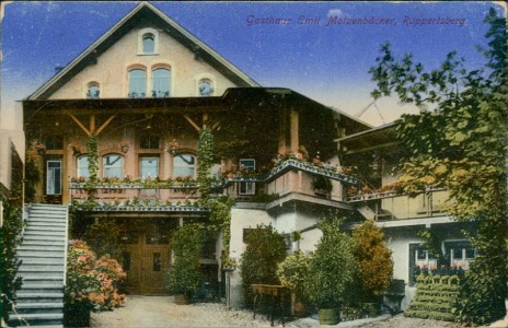 Alte Ansichtskarte Ruppertsberg, Gasthof Emil Motzenbäcker