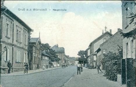 Alte Ansichtskarte Wörrstadt, Hauptstraße