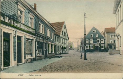 Alte Ansichtskarte Wald, Kaiserstrasse