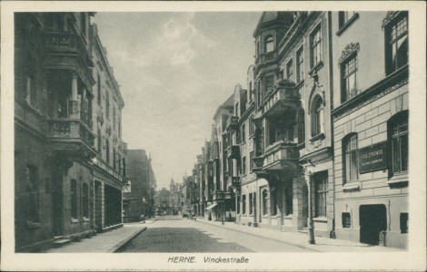 Alte Ansichtskarte Herne, Vinckestraße