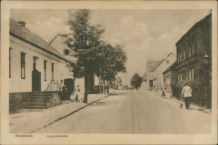 Alte Ansichtskarte Kirchlinde, Augustastraße