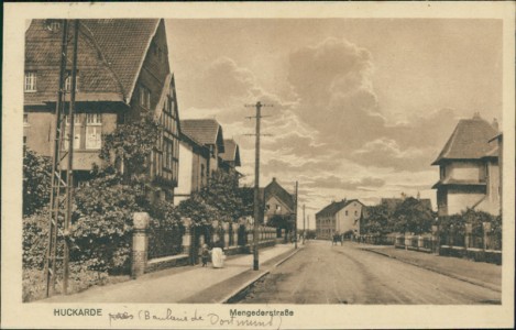 Alte Ansichtskarte Huckarde, Mengederstraße