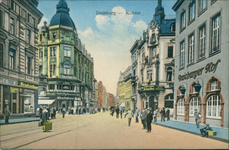 Alte Ansichtskarte Duisburg, Kuhtor