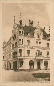 Alte Ansichtskarte Homberg-Niederrhein, Hotel-Restaurant "Homberger-Hof"