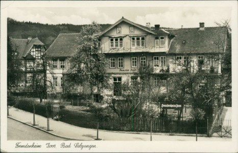 Alte Ansichtskarte Bad Salzungen, Fremdenheim Joos
