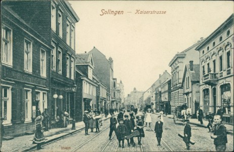 Alte Ansichtskarte Solingen, Kaiserstrasse