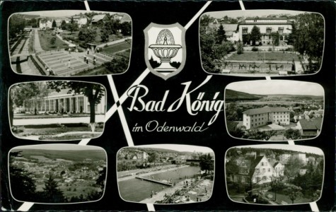 Alte Ansichtskarte Bad König im Odenwald, Mehrbildkarte