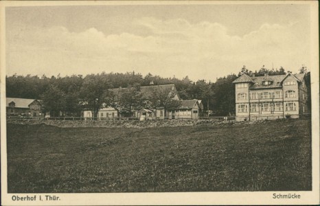 Alte Ansichtskarte Oberhof i. Thür., Schmücke