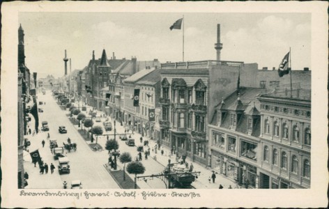 Alte Ansichtskarte Brandenburg/Havel, Adolf-Hitler-Straße