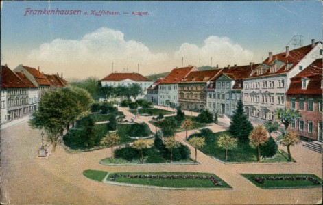 Alte Ansichtskarte Frankenhausen a. Kyffhäuser, Anger