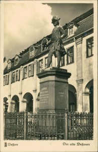 Alte Ansichtskarte Dessau, Der alte Dessauer