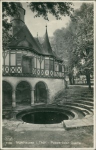 Alte Ansichtskarte Mühlhausen i. Thür., Popperöder Quelle