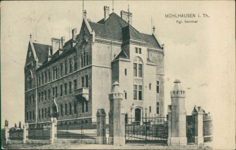 Alte Ansichtskarte Mühlhausen i. Th., Kgl. Seminar