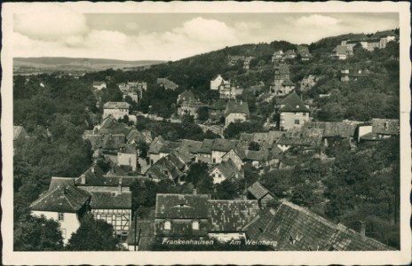 Alte Ansichtskarte Frankenhausen, Am Weinberg
