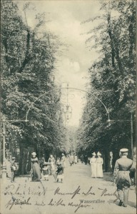 Alte Ansichtskarte Kiel, Wasserallee