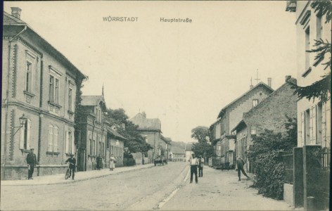 Alte Ansichtskarte Wörrstadt, Hauptstraße