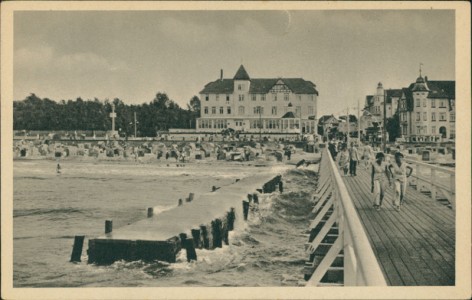 Alte Ansichtskarte Seehaus in Kühlungsborn-West, 