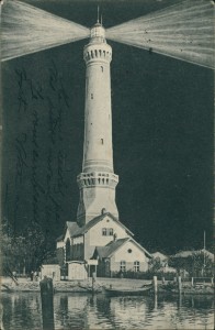 Alte Ansichtskarte Swinemünde-Osternothafen, Leuchtturm