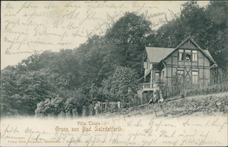 Alte Ansichtskarte Gruss aus Bad Salzdetfurth, Villa Thiele