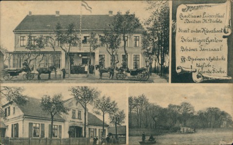 Alte Ansichtskarte Gasthaus Luisenthal, 