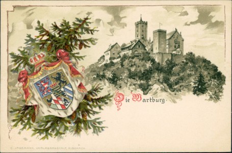 Alte Ansichtskarte Die Wartburg, 