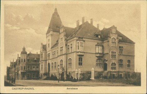 Alte Ansichtskarte Castrop-Rauxel, Amtshaus