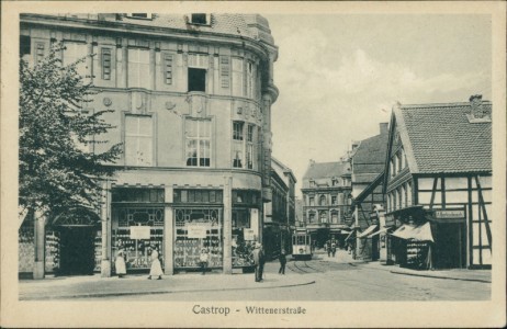 Alte Ansichtskarte Castrop, Wittenerstraße