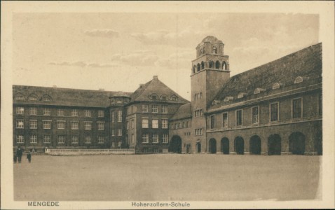 Alte Ansichtskarte Mengede, Hohenzollern-Schule