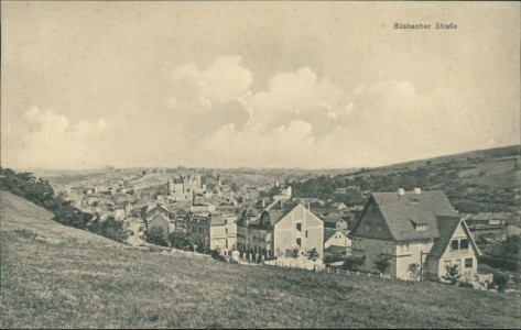 Alte Ansichtskarte Gruß aus Stolberg (Rhld.), Büsbacher Straße