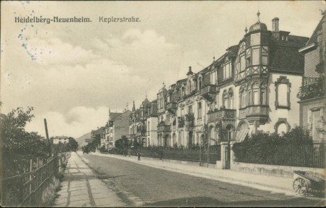 Alte Ansichtskarte Heidelberg-Neuenheim, Keplerstraße