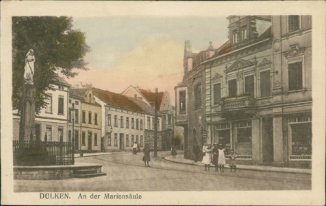 Alte Ansichtskarte Dülken, An der Mariensäule