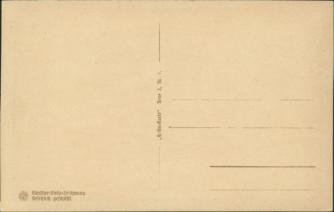 Adressseite der Ansichtskarte Heidelberg von der Neuenheimer Seite, 