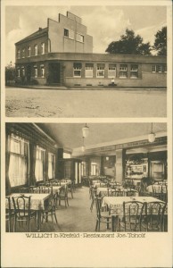 Alte Ansichtskarte Willich b. Krefeld, Restaurant Jos. Toholt