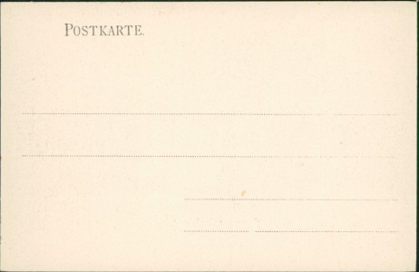 Adressseite der Ansichtskarte Eisenach u. Wartburg, 