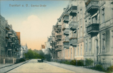 Alte Ansichtskarte Frankfurt a. O., Ebertus-Straße