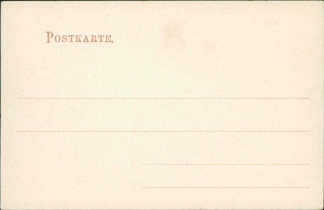 Adressseite der Ansichtskarte Weimar, Sophienstifts-Platz