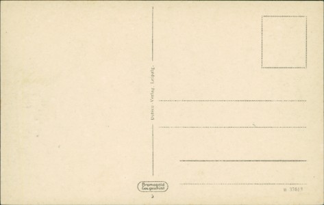 Adressseite der Ansichtskarte Uelzen, Die Außenmühle