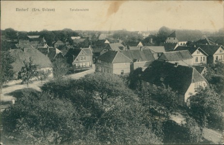 Alte Ansichtskarte Ebstorf (Krs. Uelzen), Totalansicht