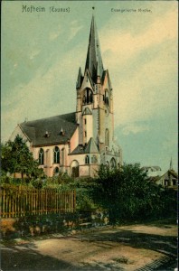 Alte Ansichtskarte Hofheim (Taunus), Evangelische Kirche