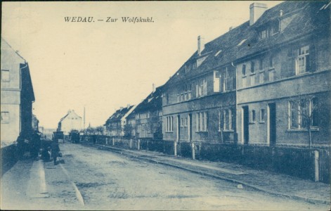 Alte Ansichtskarte Duisburg-Wedau, Zur Wolfskuhl