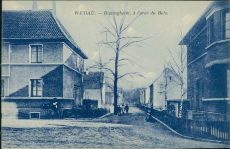 Alte Ansichtskarte Duisburg-Wedau, Bissingheim, à l'orée du Bois