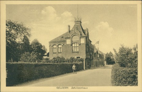 Alte Ansichtskarte Geldern, Schützenhaus