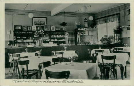 Alte Ansichtskarte Osnabrück, Kantine Caprivikaserne