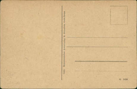 Adressseite der Ansichtskarte Tarnowitz, O.-S., Total